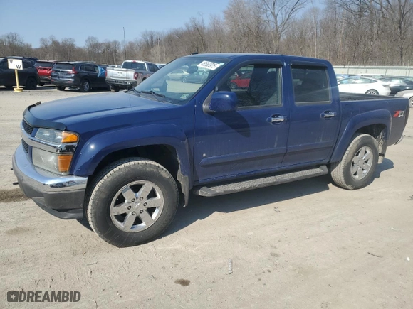 2009 Chevrolet Colorado LT w/1LT with VIN 1GCDT13E298134481, listed as a Copart auction lot 48563925 with 125,188 mi miles and Salvage Title. Bid and sale history available at carsss.com. Image 1.