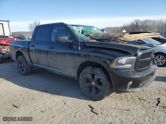 2014 Ram 1500 Express with VIN 1C6RR7KT7ES162823, listed as a Copart auction lot 48809825 with 123,766 mi miles and Salvage Title. Bid and sale history available at carsss.com. Image 4.