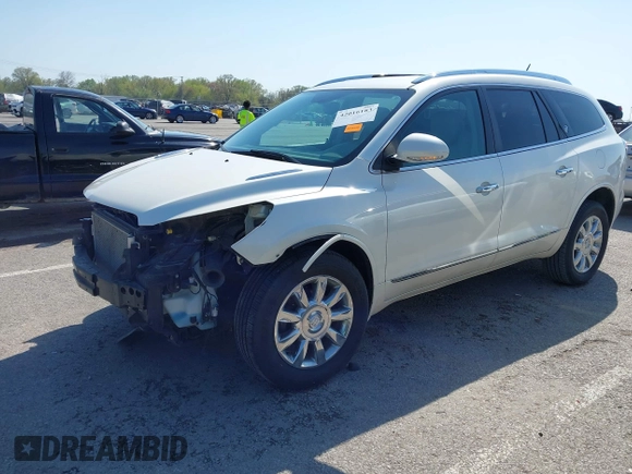 2014 Buick Enclave Leather with VIN 5GAKRBKD8EJ190580, listed as a IAAI auction lot 42016183 with 183,278 mi miles and . Bid and sale history available at DreamBid. Image 20.