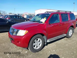 2008 Nissan Pathfinder S with VIN 5N1AR18U98C643086, listed as a IAAI auction lot 41282206 with 134,388 mi miles. Bid and sale history available at carsss.com. Image 6.