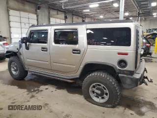 2005 Hummer H2 SUV with VIN 5GRGN23U05H103176, listed as a Copart auction lot 44365545 with 165,887 mi miles and Salvage Title. Bid and sale history available at carsss.com. Image 2.