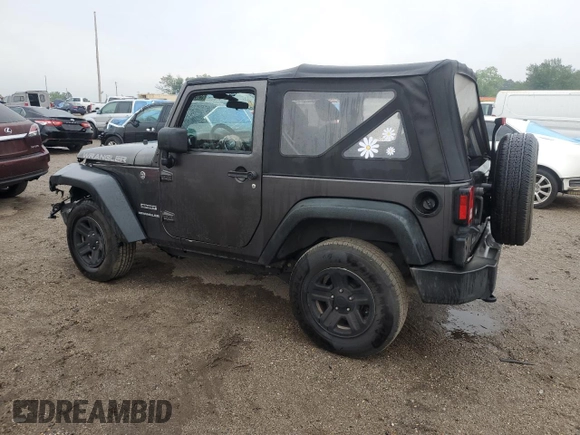 2016 Jeep Wrangler Sport with VIN 1C4AJWAGXGL339275, listed as a Copart auction lot 55769695 with 90,428 mi miles and Salvage title. Bid and sale history available at DreamBid. Image 2.