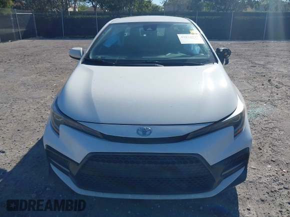 2020 Toyota Corolla SE with VIN 5YFS4RCE1LP024634, listed as a IAAI auction lot 41828897 with 61,330 mi miles. Bid and sale history available at carsss.com. Image 12.