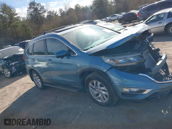 2015 Honda CR-V EX-L with VIN 2HKRM3H74FH535407, listed as a IAAI auction lot 41687353 with 154,881 mi miles and . Bid and sale history available at carsss.com. Image 13.