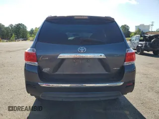 2012 Toyota Highlander Limited with VIN 5TDDK3EH5CS144463, listed as a Copart auction lot 59112575 with 144,513 mi miles and Salvage title. Bid and sale history available at DreamBid. Image 6.