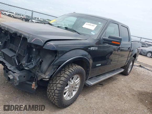 2014 Ford F-150 XL with VIN 1FTFW1CT8EKF20950, listed as a IAAI auction lot 42401205 with 120,735 mi miles and . Bid and sale history available at DreamBid. Image 2.