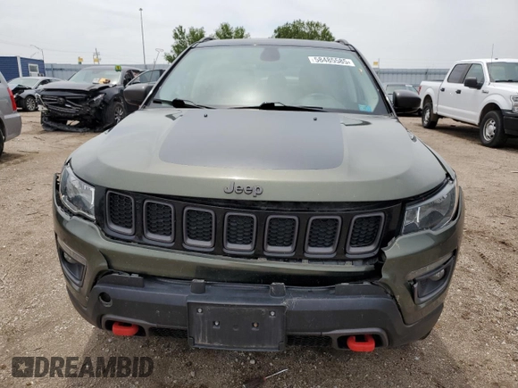 2018 Jeep Compass Trailhawk z VIN 3C4NJDDB4JT307441, wystawiony jako Copart lot #58485585 z przebiegiem 158 871 mil mil oraz Szkoda całkowita • Salvage title. Historia ofert i sprzedaży dostępna na DreamBid. Obrazek 5.