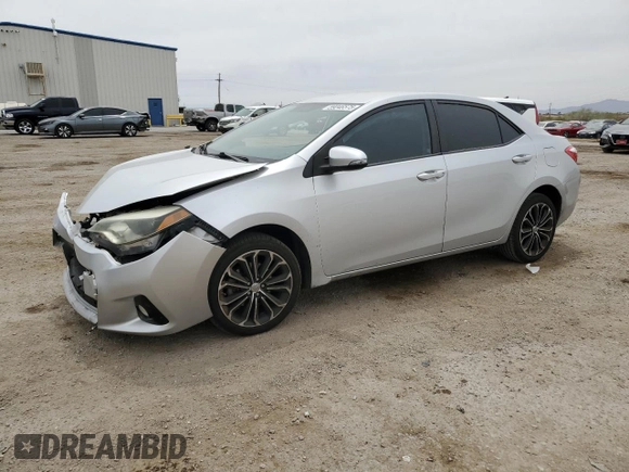 2016 Toyota Corolla L with VIN 5YFBURHE5GP560355, listed as a Copart auction lot 59046575 with 121,663 mi miles and Salvage title. Bid and sale history available at DreamBid. Image 1.