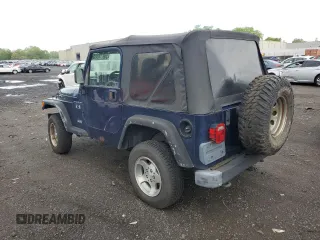 2002 Jeep Wrangler X z VIN 1J4FA39S32P767598, wystawiony jako Copart lot #55974555 z przebiegiem 177 793 mil mil oraz Czysty tytuł • Clean title. Historia ofert i sprzedaży dostępna na DreamBid. Obrazek 2.