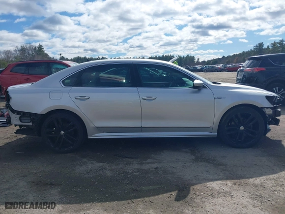 2017 Volkswagen Passat R-Line w/Comfort Pkg with VIN 1VWDT7A30HC048101, listed as a IAAI auction lot 41823508 with 53,681 mi miles. Bid and sale history available at carsss.com. Image 14.