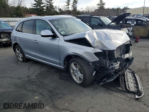 2015 Audi Q5 Premium Plus z VIN WA1LFAFP8FA100379, wystawiony jako Copart lot #49571005 z przebiegiem Nie podano mil oraz Szkody całkowita. Historia ofert i sprzedaży dostępna na DreamBid. Obrazek 4.