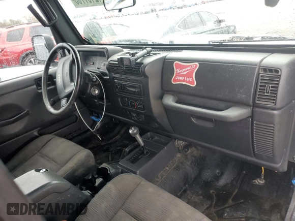 2005 Jeep Wrangler Sport with VIN 1J4FA49S85P300851, listed as a Copart auction lot 42197705 with 126,322 mi miles and Salvage Title. Bid and sale history available at carsss.com. Image 8.
