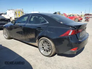 2016 Lexus IS with VIN JTHBE1D2XG5024667, listed as a Copart auction lot 46713745 with 115,178 mi miles and Salvage Title. Bid and sale history available at carsss.com. Image 2.