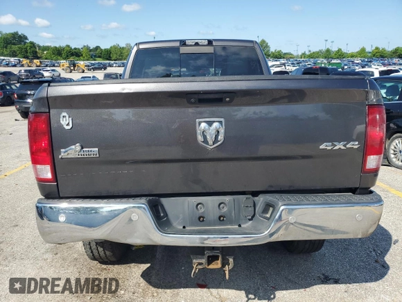 2017 Ram 2500 Big Horn with VIN 3C6UR5DL9HG700543, listed as a Copart auction lot 61017195 with 341,714 mi miles and Salvage title. Bid and sale history available at DreamBid. Image 6.
