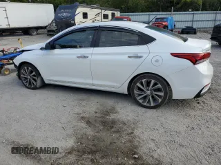 2018 Hyundai Accent Limited with VIN 3KPC34A35JE021794, listed as a Copart auction lot 71097384 with 96,261 mi miles and Salvage Title. Bid and sale history available at carsss.com. Image 2.