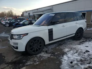 2016 Land Rover Range Rover Supercharged z VIN SALGS2EF3GA299806, wystawiony jako Copart lot #42331795 z przebiegiem 127 988 mil mil oraz Szkoda całkowita • Salvage title. Historia ofert i sprzedaży dostępna na DreamBid. Obrazek 1.