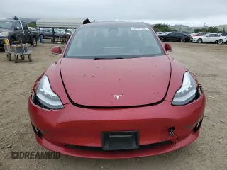 2018 Tesla Model 3 Long Range Battery with VIN 5YJ3E1EA5JF153966, listed as a Copart auction lot 55348735 with 38,755 mi miles and Salvage Title. Bid and sale history available at DreamBid. Image 5.