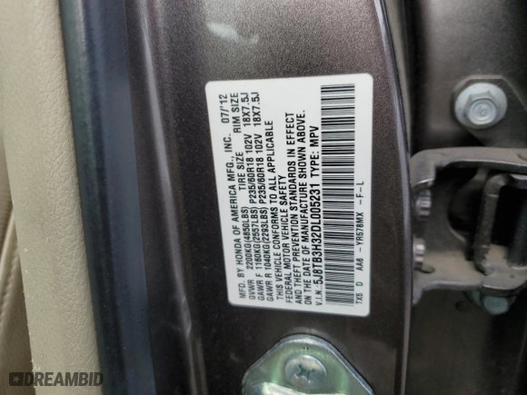 2013 Acura RDX with VIN 5J8TB3H32DL005231, listed as a Copart auction lot 76042414 with 138,681 mi miles and Salvage Title. Bid and sale history available at carsss.com. Image 13.
