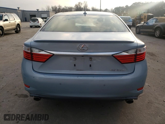 2013 Lexus ES 4dr Sdn with VIN JTHBK1GG5D2016909, listed as a Copart auction lot 85663624 with 123,181 mi miles and Salvage Title. Bid and sale history available at carsss.com. Image 6.