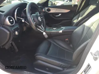 2019 Mercedes-Benz C 300 with VIN 55SWF8DB6KU286703, listed as a Copart auction lot 53886555 with Not provided miles and Salvage title. Bid and sale history available at DreamBid. Image 7.