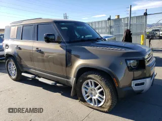 2024 Land Rover Defender S with VIN SALEJ7EU0R2275367, listed as a Copart auction lot 85565334 with 9,260 mi miles and Salvage title. Bid and sale history available at DreamBid. Image 4.