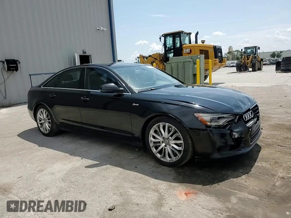 2013 Audi A6 Premium Plus with VIN WAUGGAFC8DN008838, listed as a Copart auction lot 58754475 with 162,375 mi miles and Salvage title. Bid and sale history available at DreamBid. Image 13.