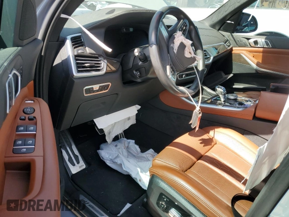 2023 BMW X5 xDrive45e with VIN 5UXTA6C0XP9P49482, listed as a Copart auction lot 56730735 with Not provided miles and Salvage title. Bid and sale history available at DreamBid. Image 8.