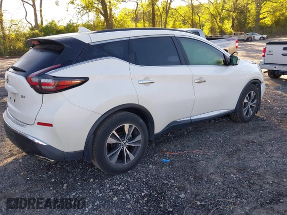 2020 Nissan Murano SV z VIN 5N1AZ2BJ3LN132023, wystawiony jako IAAI lot #42041286 z przebiegiem 64 105 mil mil oraz . Historia ofert i sprzedaży dostępna na DreamBid. Obrazek 4.