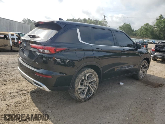 2022 Mitsubishi Outlander SE with VIN JA4J4UA89NZ079671, listed as a Copart auction lot 57293495 with 94,467 mi miles and Salvage title. Bid and sale history available at DreamBid. Image 3.