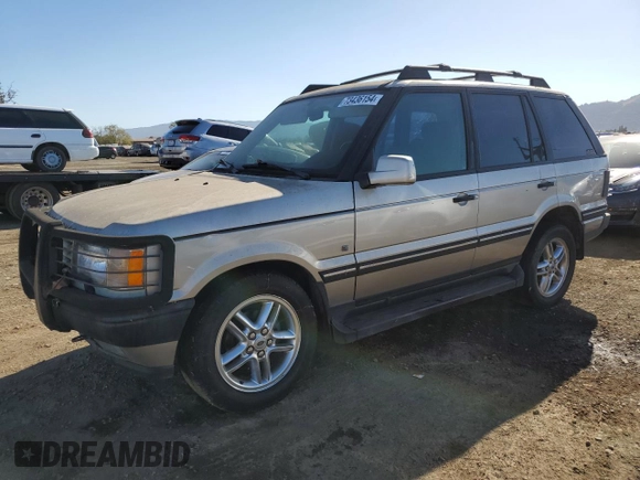 2002 Land Rover Range Rover with VIN SALPM16402A463748, listed as a Copart auction lot 73436154 with 117,032 mi miles and Clean title. Bid and sale history available at DreamBid. Image 1.