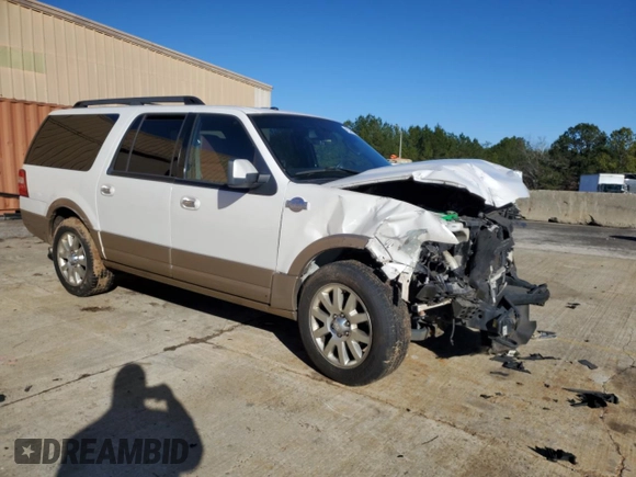 2011 Ford Expedition EL XLT with VIN 1FMJK1J56BEF54773, listed as a Copart auction lot 42388224 with 254,094 mi miles and Salvage Title. Bid and sale history available at carsss.com. Image 4.