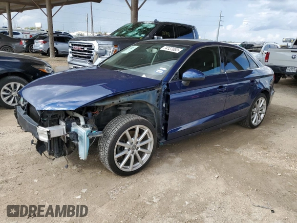 2015 Audi A3 2.0T Premium Plus with VIN WAUEFGFF4F1065975, listed as a Copart auction lot 74127893 with 103,453 mi miles. Bid and sale history available at carsss.com. Image 1.