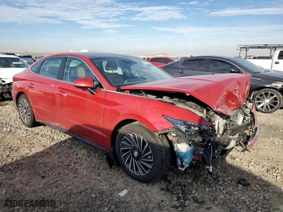 2022 Hyundai Sonata Hybrid Limited with VIN KMHL54JJ0NA039648, listed as a Copart auction lot 85372464 with 61,346 mi miles and Salvage Title. Bid and sale history available at carsss.com. Image 4.