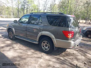 2004 Toyota Sequoia SR5 with VIN 5TDZT34A14S234332, listed as a IAAI auction lot 42044105 with 218,575 mi miles. Bid and sale history available at carsss.com. Image 3.