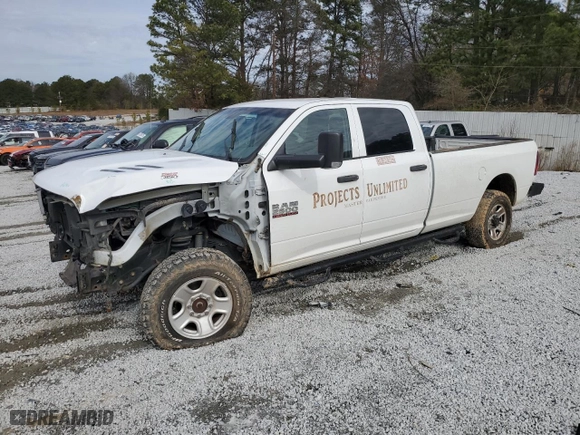 2018 Ram 2500 Tradesman with VIN 3C6UR5HJXJG216895, listed as a Copart auction lot 41732705 with 154,402 mi miles and Salvage Title. Bid and sale history available at carsss.com. Image 1.