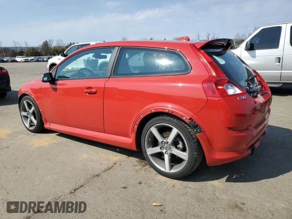 2011 Volvo C30 with VIN YV1672MK9B2245927, listed as a Copart auction lot 48177405 with 58,087 mi miles and Salvage Title. Bid and sale history available at carsss.com. Image 2.