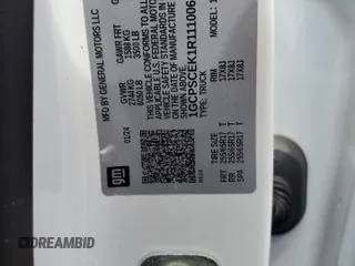 2024 Chevrolet Colorado 2WD LT z VIN 1GCPSCEK1R1110065, wystawiony jako Copart lot #58406655 z przebiegiem 13 834 mil mil oraz Czysty tytuł • Clean title. Historia ofert i sprzedaży dostępna na DreamBid. Obrazek 13.