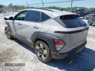 2024 Hyundai Kona SEL with VIN KM8HB3AB2RU171025, listed as a IAAI auction lot 42045900 with 22,002 mi miles and . Bid and sale history available at carsss.com. Image 3.