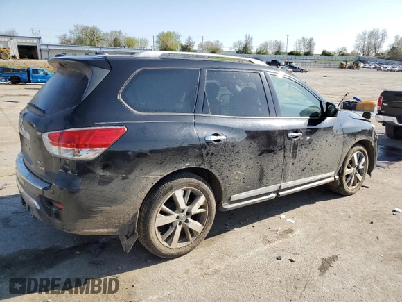 2015 Nissan Pathfinder Platinum с VIN 5N1AR2MM3FC636241, выставлен на аукционе Copart как лот 52376665 с пробегом 142 148 миль миль и Списание • Salvage title. История ставок и продаж доступна на DreamBid. Изображение 3.