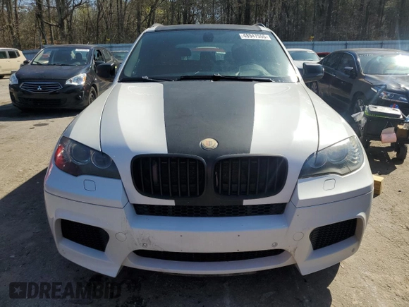 2012 BMW X5 M with VIN 5YMGY0C51CLK27397, listed as a Copart auction lot 48947555 with 0 mi miles and Salvage Title. Bid and sale history available at carsss.com. Image 5.