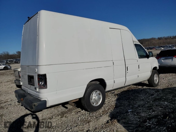 2008 Ford Econoline Cargo Commercial with VIN 1FTNS24L98DA34684, listed as a Copart auction lot 46922115 with 90,471 mi miles and Salvage Title. Bid and sale history available at DreamBid. Image 3.
