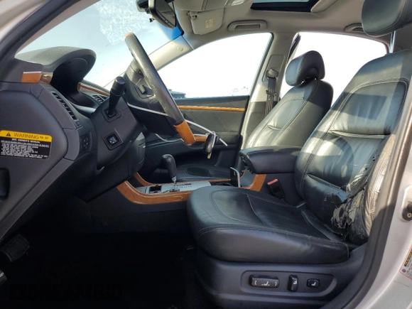 2006 Hyundai Azera SE with VIN KMHFC46F96A037972, listed as a Copart auction lot 61035765 with 140,857 mi miles and Salvage title. Bid and sale history available at DreamBid. Image 7.
