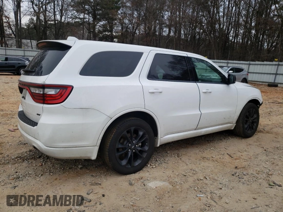 2022 Dodge Durango GT Plus with VIN 1C4RDHDG6NC203417, listed as a Copart auction lot 86397744 with 32,792 mi miles and Salvage Title. Bid and sale history available at DreamBid. Image 3.
