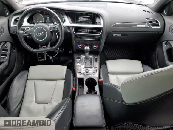 2015 Audi S4 Premium Plus with VIN WAUBGAFL9FA097520, listed as a Copart auction lot 38242984 with 68,595 mi miles and Salvage Title. Bid and sale history available at carsss.com. Image 8.