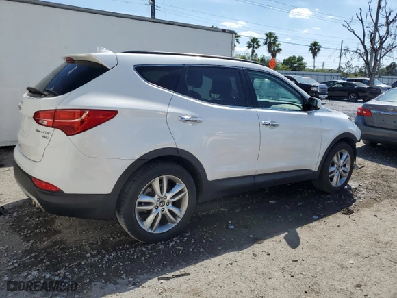 2014 Hyundai Santa Fe Sport Premium with VIN 5XYZUDLA6EG156567, listed as a Copart auction lot 50737645 with 118,736 mi miles and Salvage Title. Bid and sale history available at carsss.com. Image 3.