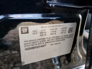 2012 Cadillac CTS-V z VIN 1G6DV8EP0C0149877, wystawiony jako Copart lot #77162544 z przebiegiem 70 309 mil mil oraz Szkoda całkowita • Salvage title. Historia ofert i sprzedaży dostępna na DreamBid. Obrazek 13.