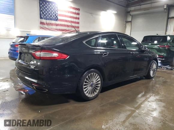 2013 Ford Fusion Titanium with VIN 3FA6P0K97DR383366, listed as a Copart auction lot 50388125 with 86,743 mi miles and Salvage Title. Bid and sale history available at carsss.com. Image 3.