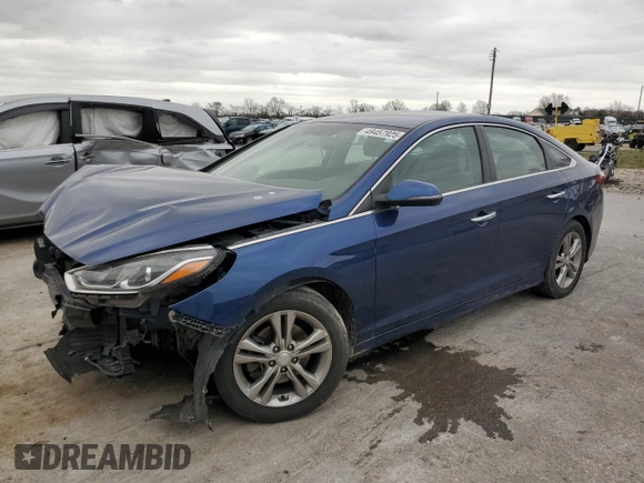 2018 Hyundai Sonata SEL with VIN 5NPE34AF3JH628193, listed as a Copart auction lot 49457925 with 164,516 mi miles and Salvage Title. Bid and sale history available at DreamBid. Image 1.
