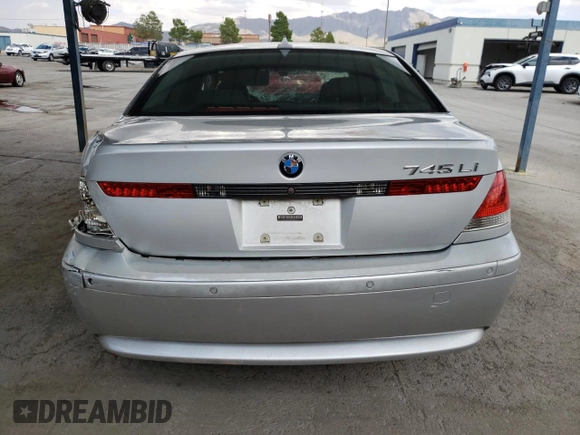 2003 BMW 7 Series 745Li with VIN WBAGN63453DS44125, listed as a Copart auction lot 69498914 with Not Provided miles and Salvage Title. Bid and sale history available at DreamBid. Image 6.