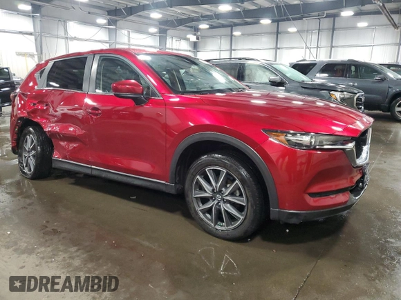 2018 Mazda CX-5 Touring z VIN JM3KFBCM5J0462676, wystawiony jako Copart lot #57892015 z przebiegiem 76 566 mil mil oraz Szkoda całkowita • Salvage title. Historia ofert i sprzedaży dostępna na DreamBid. Obrazek 4.